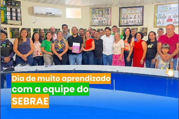 Dia de muito aprendizado com o Sebrae